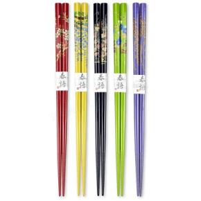 Five colors paintting chopsticks