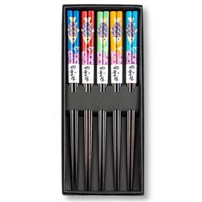 Five colors paintting chopsticks